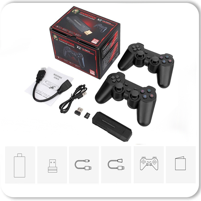 IMAGEM PERSONALIZADA + CARTÃO 64GB PARA GAME STICK 4K LITE - Retro Game do  Jr