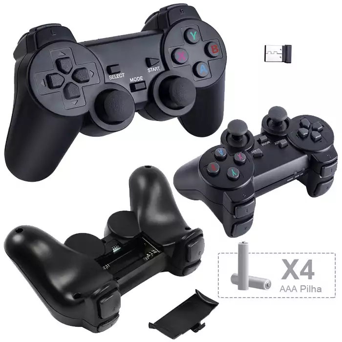 Game Stick GD20 Ver. 2.0 com 128GB Personalizado - Retro Game do Jr