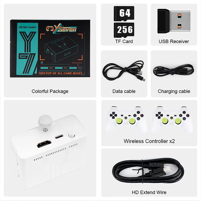 Game Stick 7 Ver 3.0 – 64+256 GB com Emuelec 4.8 Personalizado - Imagem 8