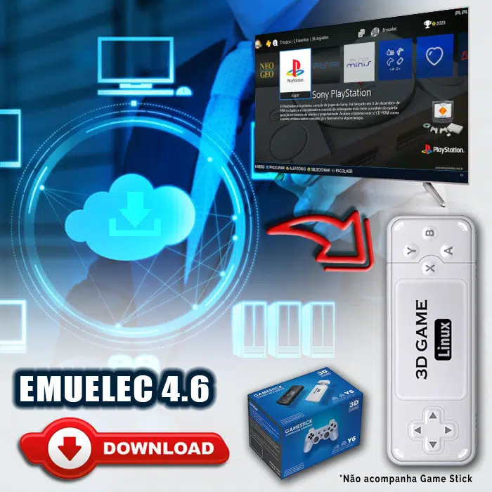 Download Imagem 5.0 com Jogos (128Gb) para Game Stick Y6