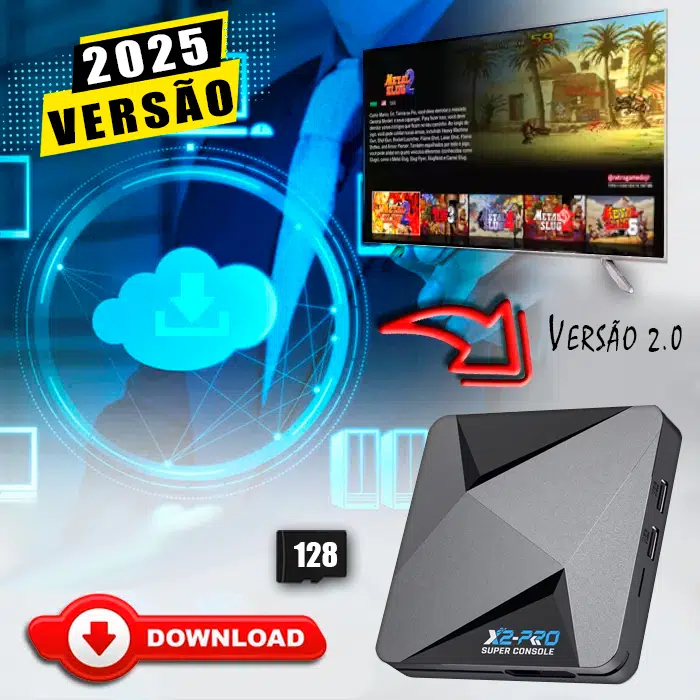 IMAGEM PERSONALIZADA PARA SUPER CONSOLES X2 PRO Ver 2.0 128Gb Emuelec 4.8