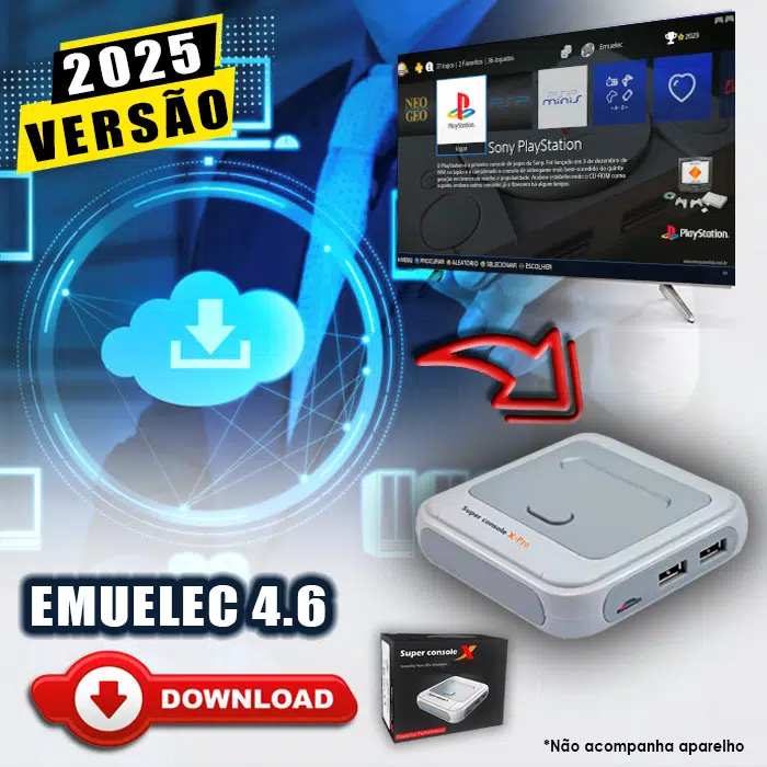 Download Imagem 5.0 com Jogos (128Gb) para Super Console X
