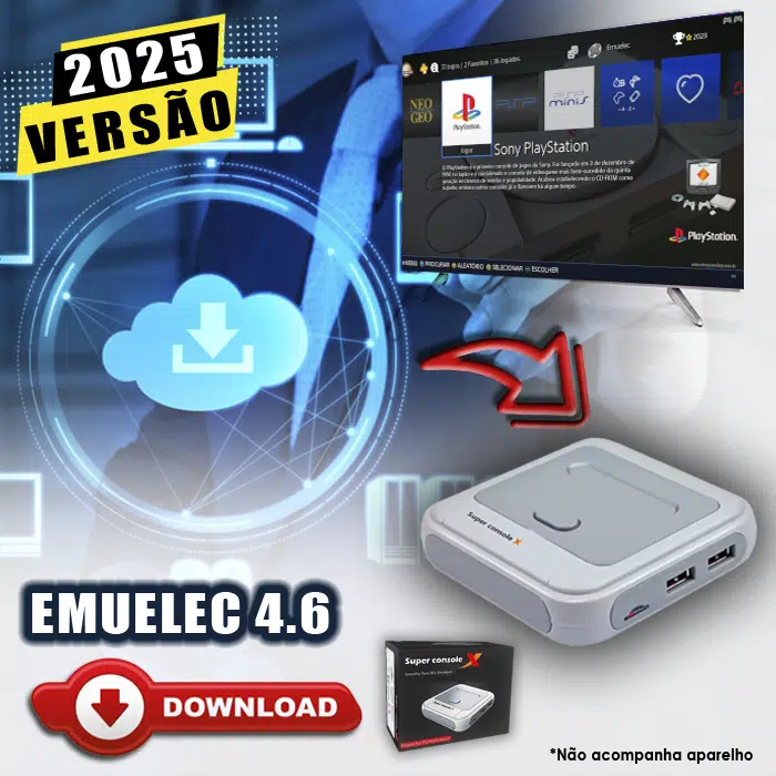 Download Imagem 5.0 com Jogos (128Gb) para Super Console X