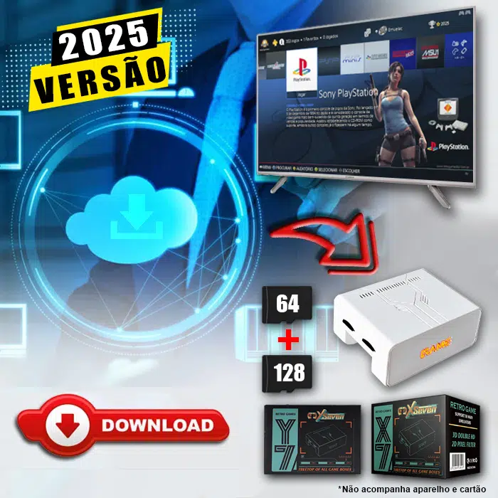 Download Imagem 4.0 com Jogos (64Gb + 128Gb) - Game Stick Y7