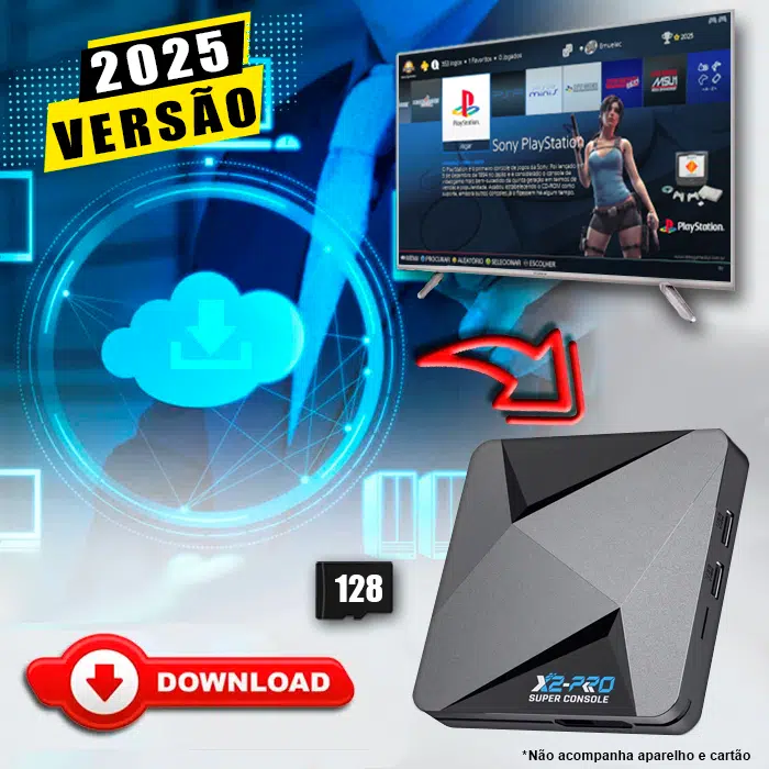 Download Imagem 4.0 com Jogos (128Gb) - Super Console X2 Pro