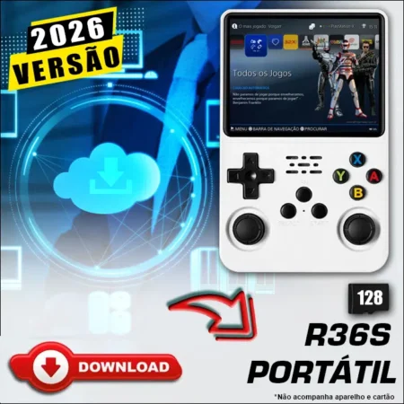 Download Imagem 3.0 com Jogos (128Gb) - Portátil R36S e XU10