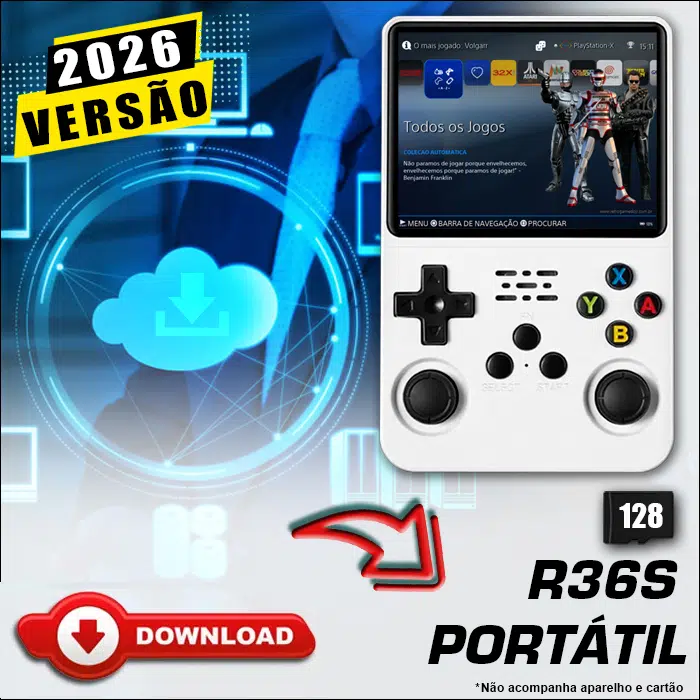 Download Imagem 3.0 com Jogos (128Gb) - Portátil R36S e XU10