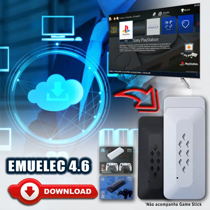 Download Imagem 5.0 com Jogos (128Gb) para Game Stick M22 e M33