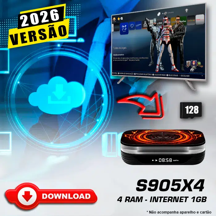 Download Imagem 5.0 com Jogos (128Gb) para Super Console X4 Plus