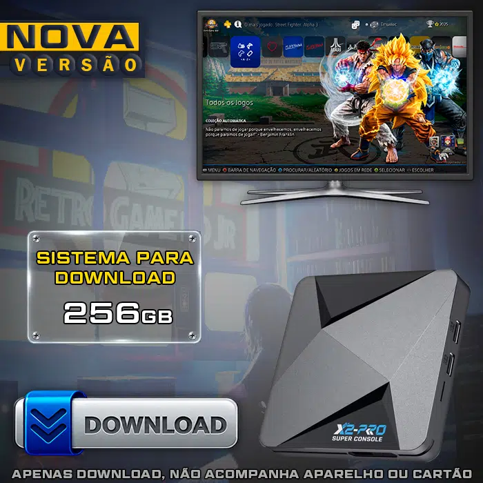 Download Imagem 6.0 com Jogos (256Gb) para Super Console X2 Pro